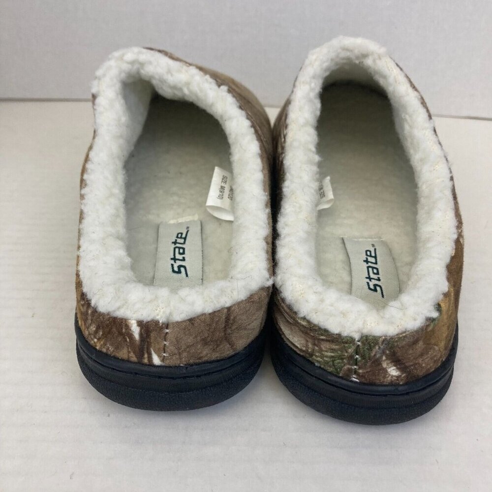 Michigan State University Camo Sherpa Slippers Womens Medium 9/10 Camouflage MSU - Picture 8 of 10